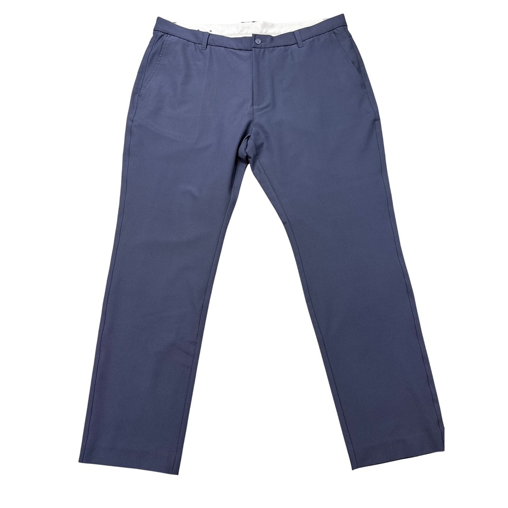FootJoy Golf Pants Mens 42x32 Blue Excellent Performance Stretch Flat Front FJ